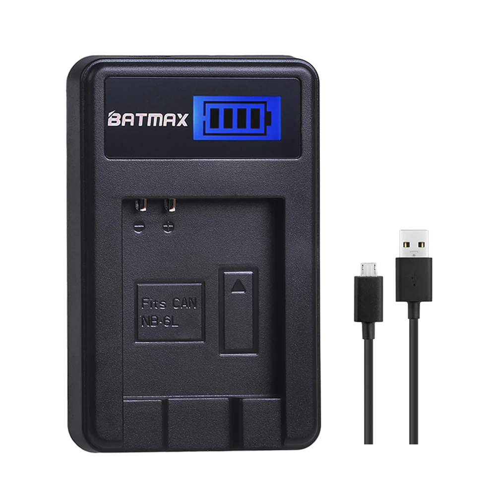 2 упаковки 1300 мАч NB-6L NB-6LH NB6L батареи+ USB ЖК-зарядное устройство для CANON Digital IXUS 85 IS PowerShot S90 Digital IXUS 95 IS камера