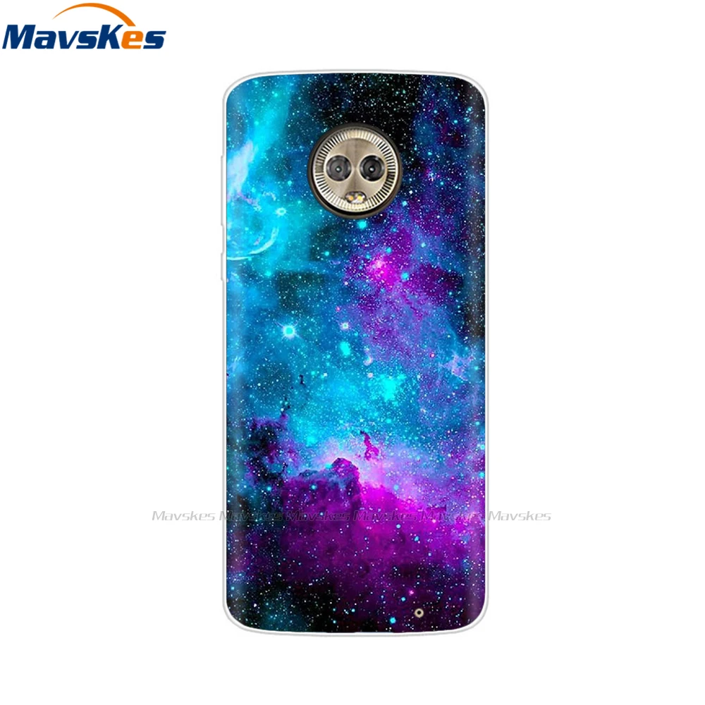 for moto g6 g6plus g6play case phone cover soft silicone fashion print back case for motorola moto g6 g6 plus g6 play cases free global shipping