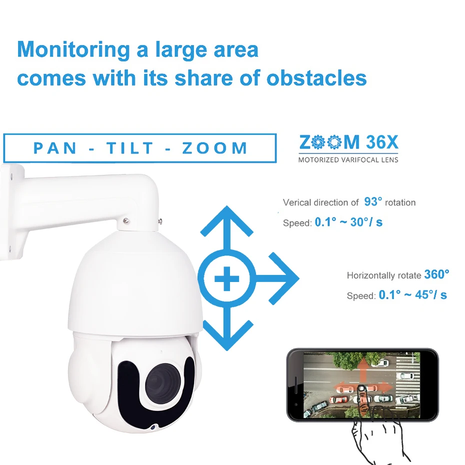 Hikvision совместимый 5MP PTZ IP камера Открытый 2952*1944 HD Pan Tilt 36X зум скорость купольная POE камера s CCTV наблюдения 120 м ИК