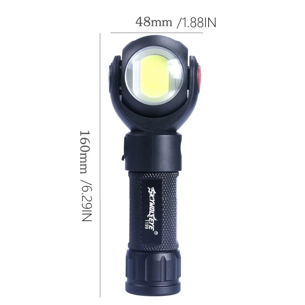 Line Work Light Super Bright Glare Wireless Indoor Led Strong Magnetic Mobile Charging Flat Car Iron Repair Factory Cob Lamp | Лампы и