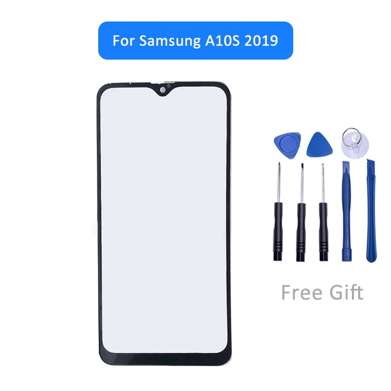 

Phone Touch Screen For Samsung Galaxy A10S 2019 Front Outer Glass Panel For Samsung A10S Display Out Glass Replacement + Tools