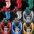 Полноразмернаякруглая Алмазная 5D картина сделай сам с изображением ангела, демона, 3D вышивка крестиком, вышивка, искусство 5D, домашний декор