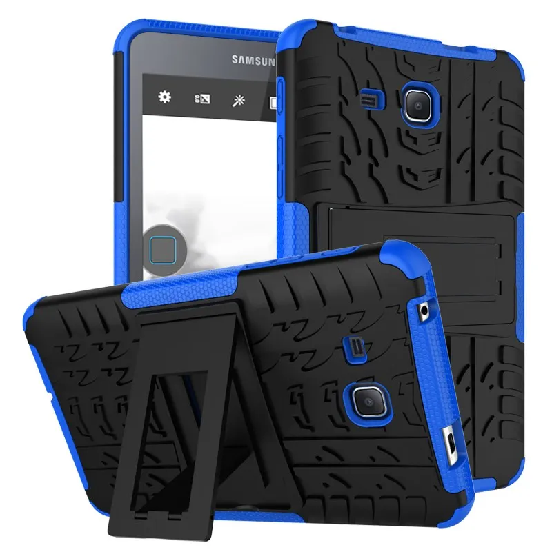 Чехол для Samsung Φ Case T280 TPU + PC Tablet Stand Armore Cover for galaxy Tab A 7 0 2016 T285 coque