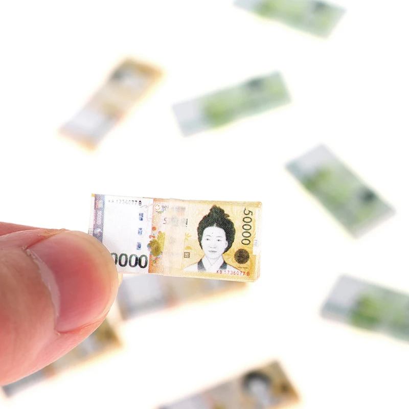 

5 шт. 1:12 миниатюрный Творческий кукольный домик мини выигрышная имитация банкноты детские игрушки подарки для «сделай сам» декоративные аксессуары