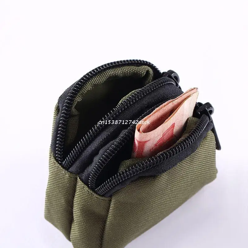 

1pc Molle Pouch Camping Military EDC Waist Bag Functional Belt Bag Key Coin Holder Dropship