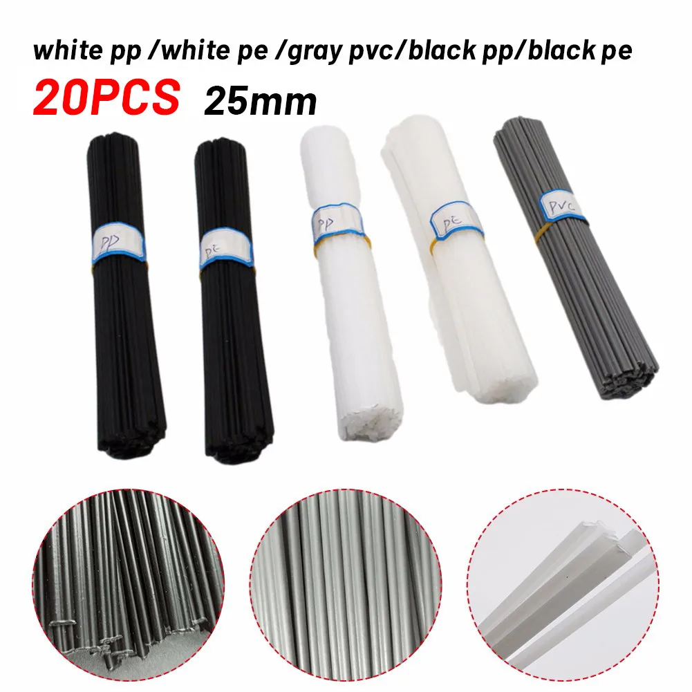 

Tasteless Welding Rods 20pcs/bag ABS/PP/PVC/PE For Nozzle Plastic PP/PVC/PE