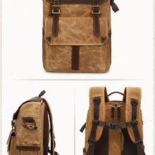 Waterproof Photography Outdoor Backpack Canvas Camera Bag For Fujifilm X-A10 X-A3 XE2 XE1 X100 X100T X100S X100F X10 XT20 XT10