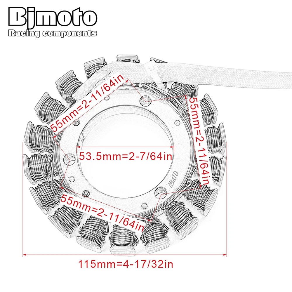 

BJMOTO Motorcycle Stator Coil For Qlink FrontRunner 500 700 2010-2013 Rodeo 500/700 2008-2013 Generator Charging Assy