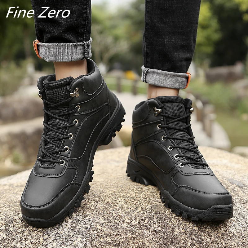 Новый тренд Военные ботинки Мужские в стиле Дезерт Сезон осень зима Модные