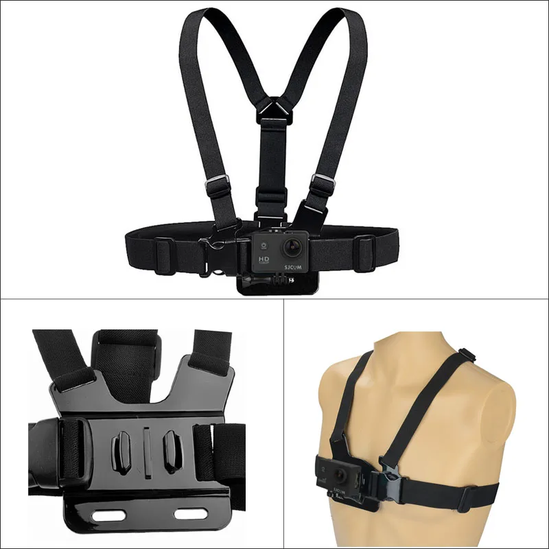 Комплект аксессуаров для камеры Gopro Hero 11 10 9 Black 8 7 6 5 4 Yi 4K SJ4000 EKEN H9 AKASO DBPOWER - купить по