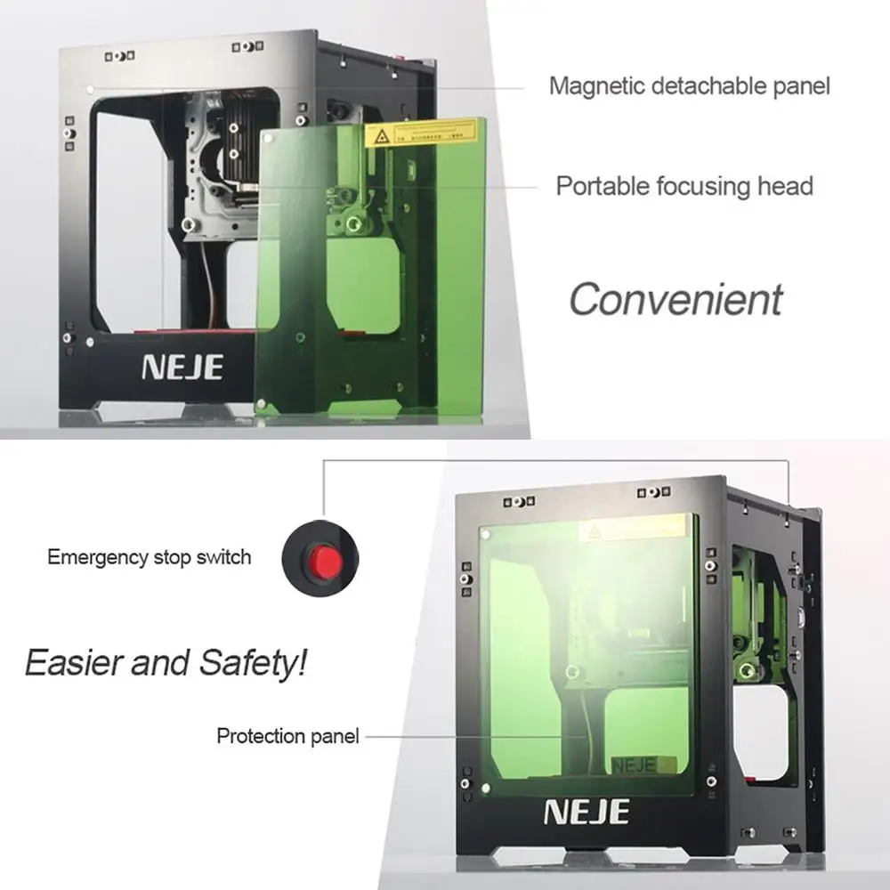 

1500/2000/3000mW DK-8-KZ DIY Desktop Mini CNC Laser Engraver Mini Laser Cutter Printer Engraving Wood Cutting Machine Router