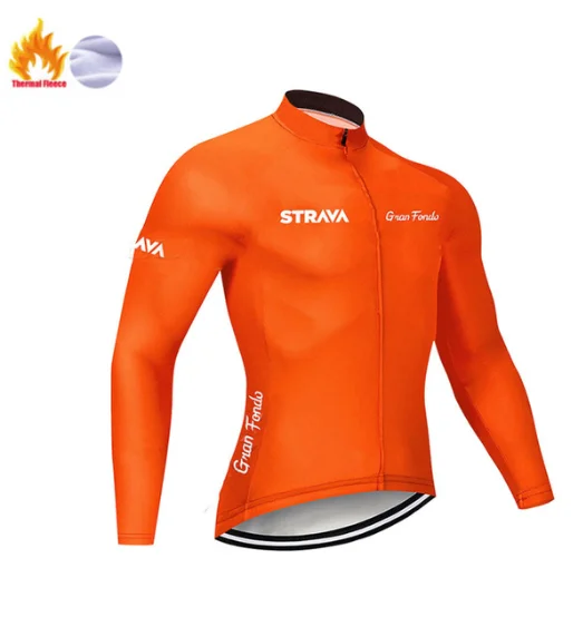 

2020 Pro team Winter Fleece Cycling Jersey Long Sleeve MTB Bicycle Clothing Thermal Bike Wear Invierno Maillot Ropa Ciclismo