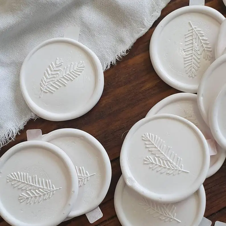 Белое восковое уплотнение для папоротника листьев воска растительное