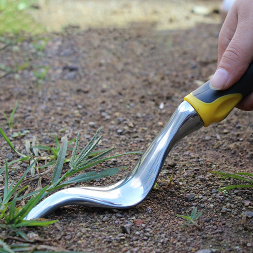 

Manual Aluminum Alloy Drafter Digging Weeder Agricultural Plant Weeding Root Remover Outdoor Garden Drafting Planting Tool