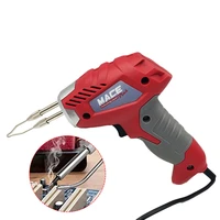 220v 180w electrical soldering iron gun hand welding tool with solder wire welding repair tools kit fast thermal soldering gun