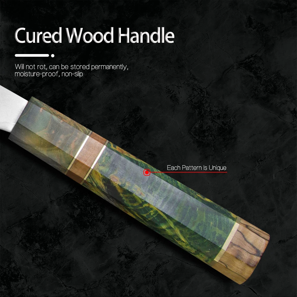 Новый 67 слоев VG10 дамасский кухонный нож шеф повара японский Santoku с эргономичной