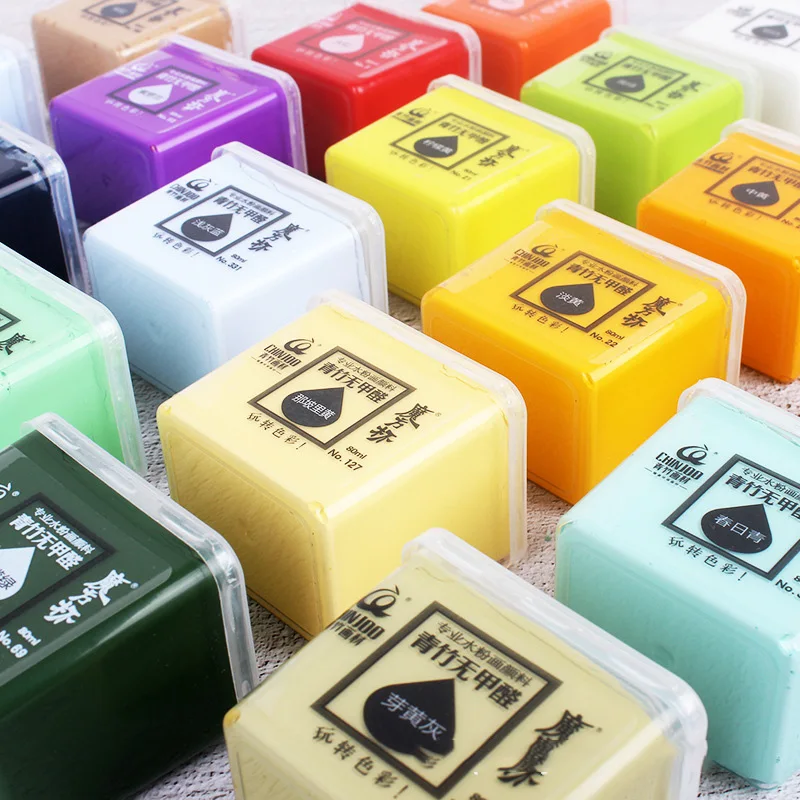 

Желе набор гуашей 30 мл желатиновая чашка Нетоксичная Акварельная краска художественная палитра