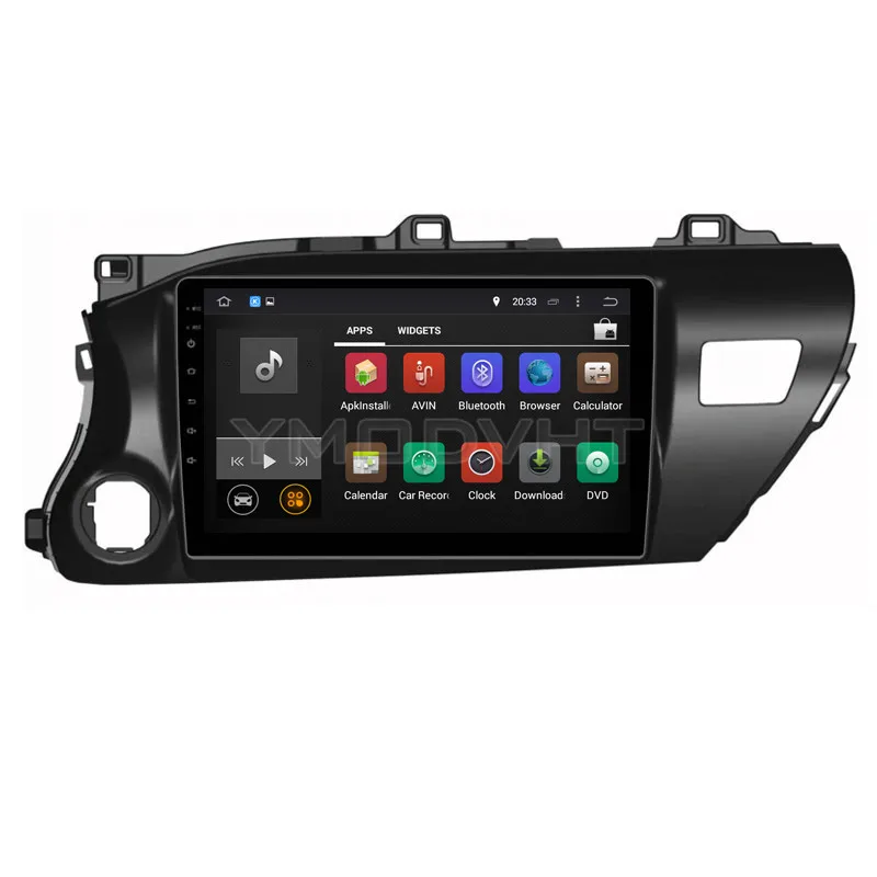 YMODVHT 10 1 дюймов 4G Восьмиядерный Android 9 0 7 автомобильный dvd плеер для Toyota Hilux 2016 2017 2018