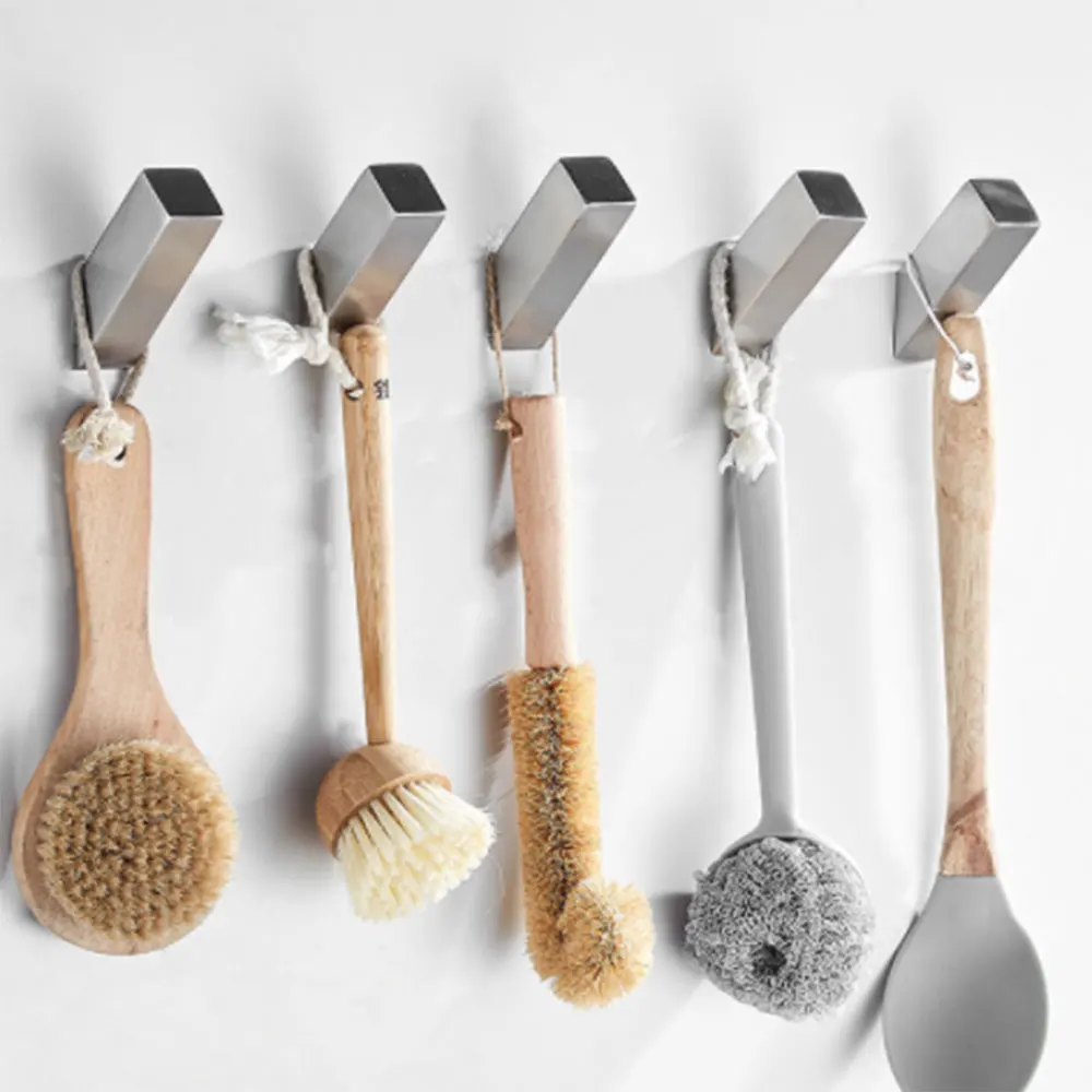 2/4 шт. черные крючки из нержавеющей стали 304 вешалка для одежды нержавеющие