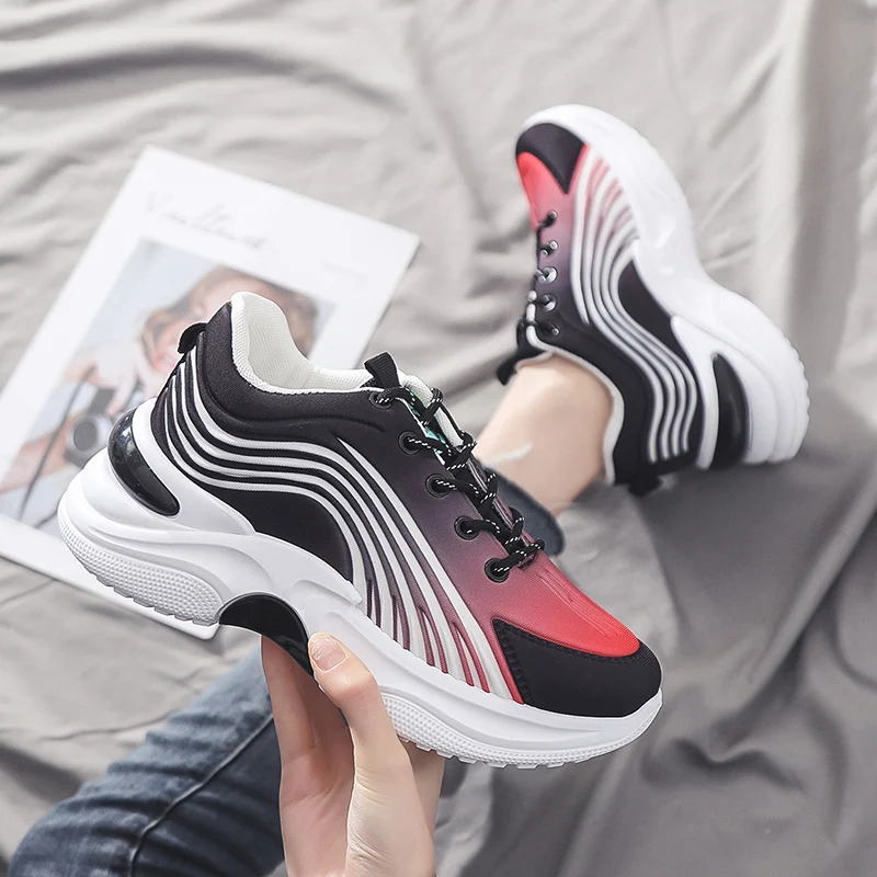 

2021 spring new sports shoes women's versatile dad shoes small white shoes student thick soled leisure fashion shoes