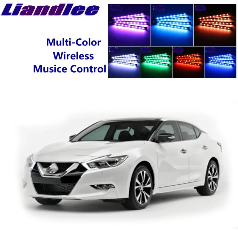 

LiandLee Car Glow Interior Floor Decorative Seats Accent Ambient Neon light For NissanCefiro Cefiro A33 1998~2015