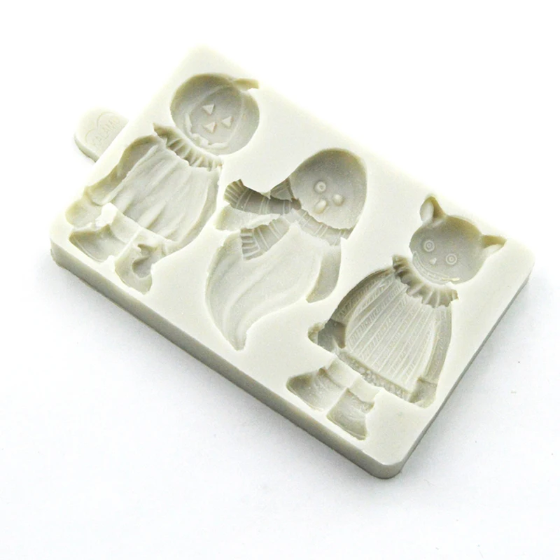 Силиконовая форма для торта на Хэллоуин скелет тыква демон клоун узор шоколадные