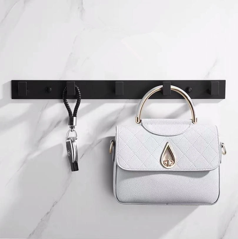 bathroom space aluminum robe hook wall mounted clothes coat hook wall hanger black bathroom accessories free global shipping