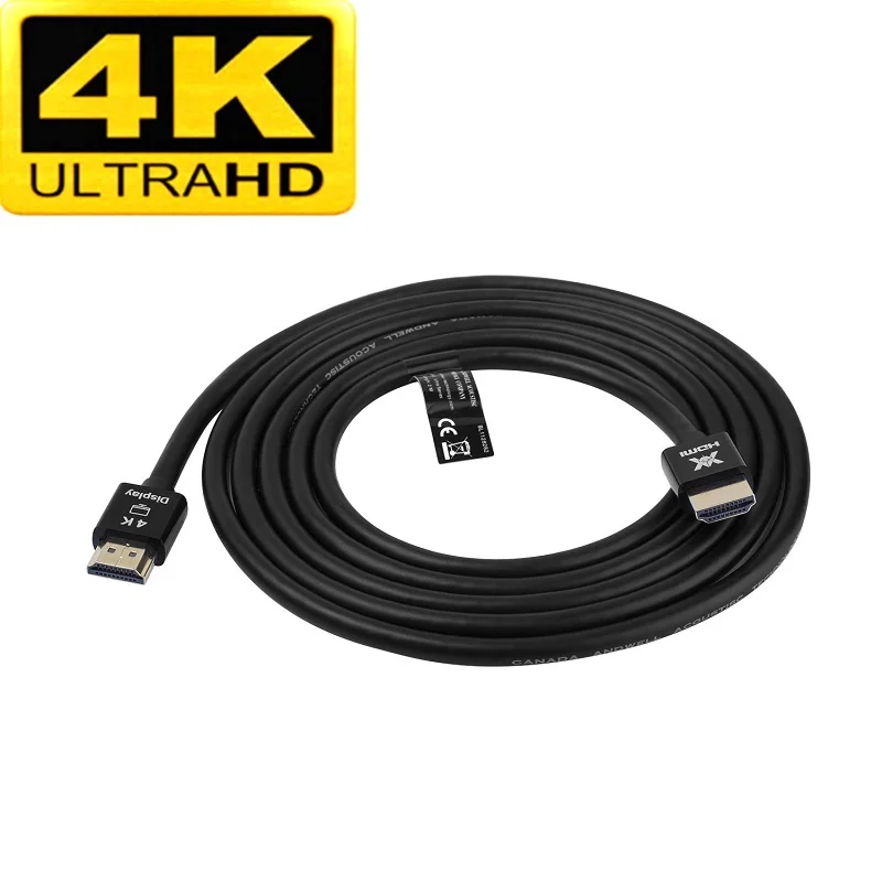 HDMI к кабель высокоскоростной 2 0 Шнур для UHD FHD 3D Xbox TV box медиаплеер усилитель ПК