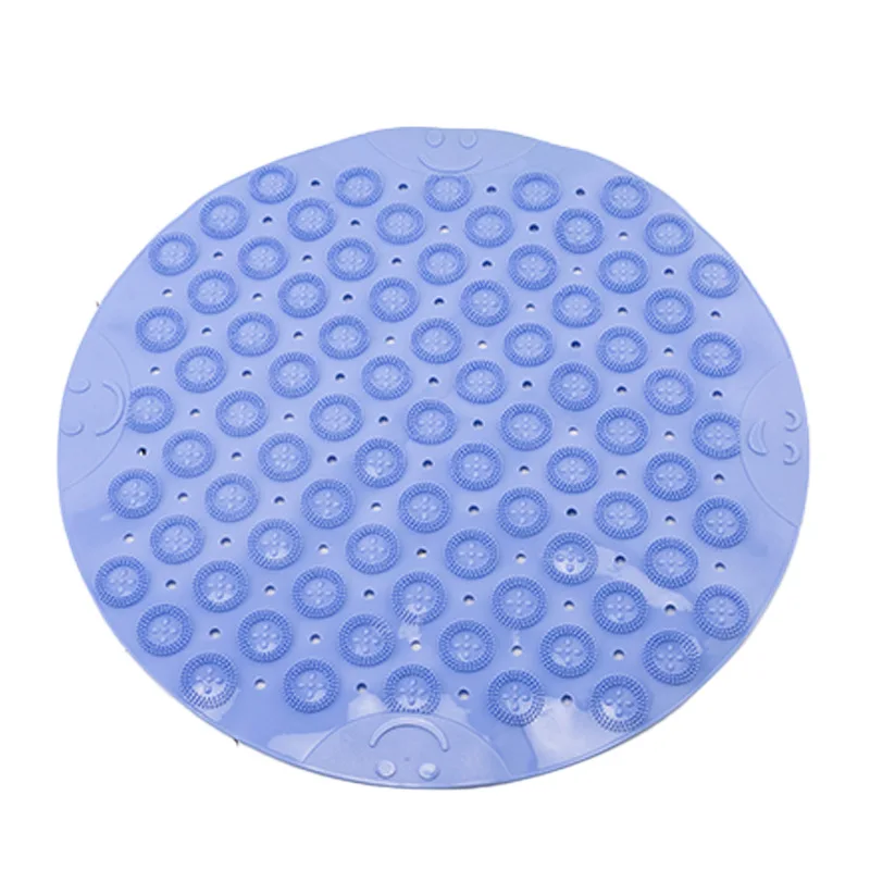 

Круглый нескользящий коврик для ванной из ПВХ, аксессуары для ванной комнаты, присоска для душа, силиконовый аксессуар