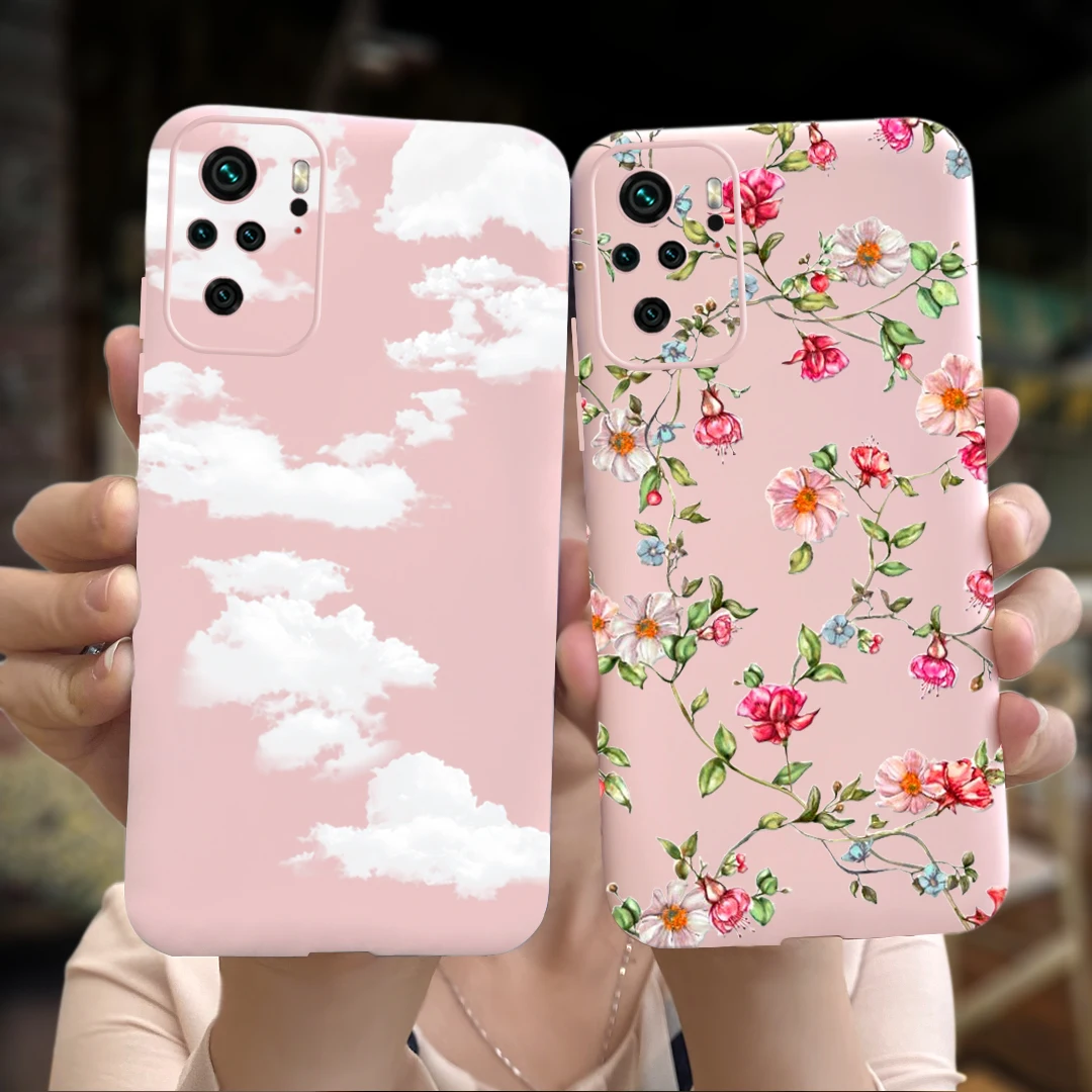 Чехол для телефона Redmi Note 10 4G 5G Note10 модный силиконовый чехол Macaroon Xiaomi note Pro бампер