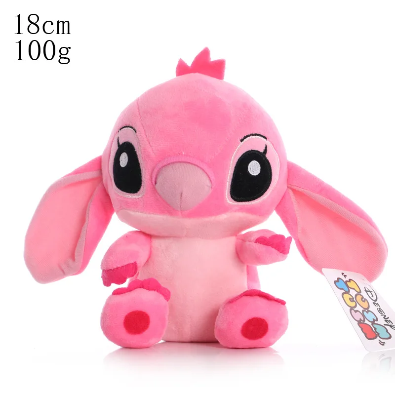 Disney аниме 20 см Плюшевые игрушки Kawaii Лило и Стич куклы мягкие чучела Животные