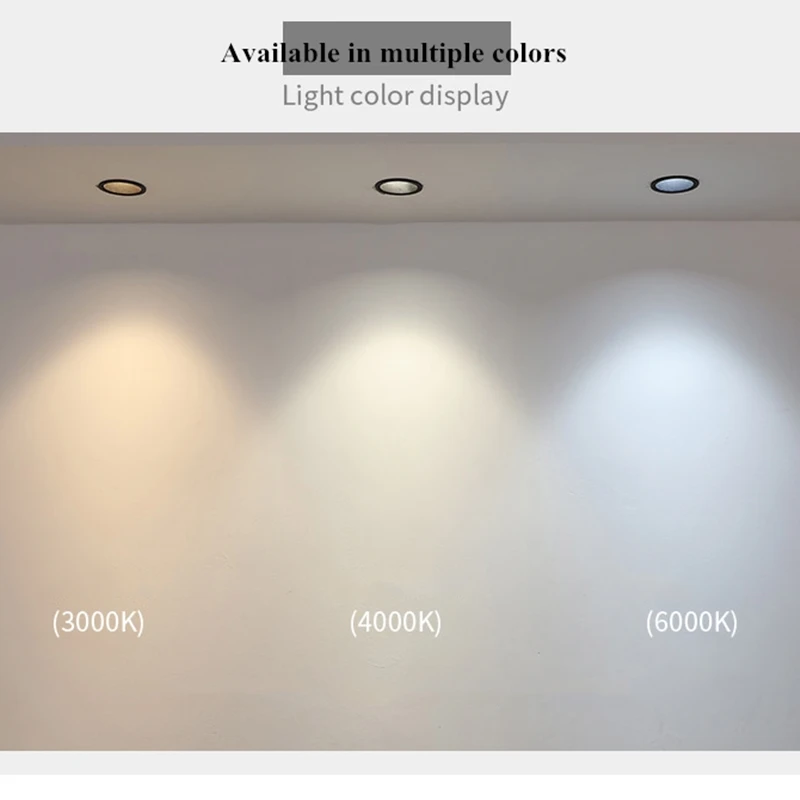 Super Bright Recessed LED Downlight COB 7W 12W Warm White Nature Cold Lamp Spot Light | Лампы и освещение