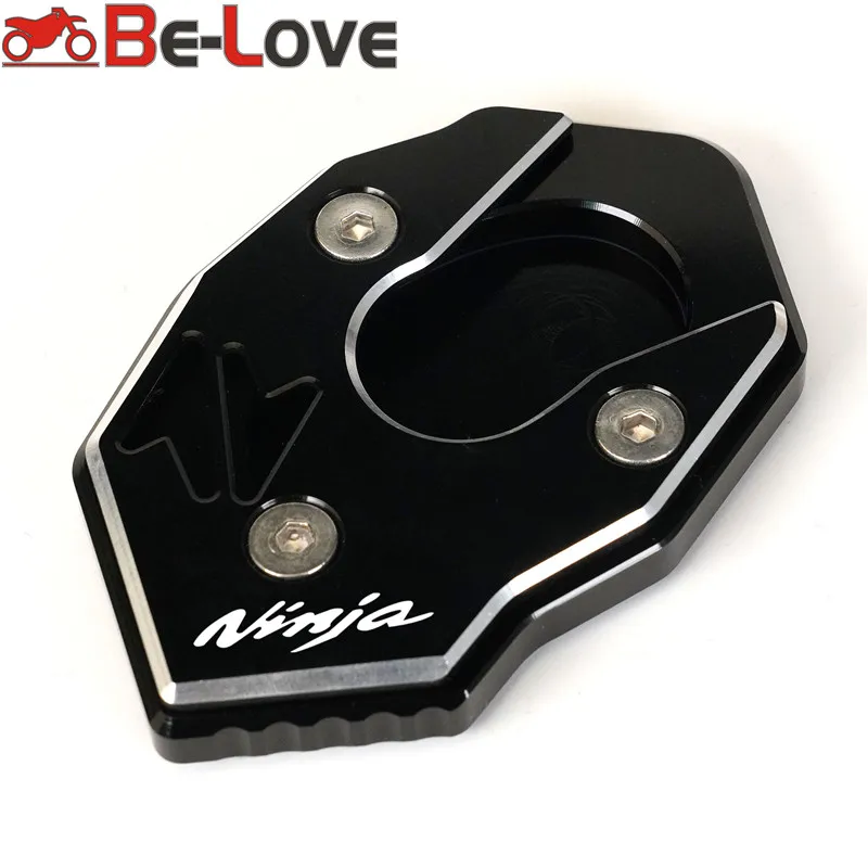 Foot Side Stand For KAWASAKI NINJA 250 300 650 1000 ER6F ER4F ZX6R ZX10R Motorcycle Enlarge Plate Kickstand Extension | Автомобили и