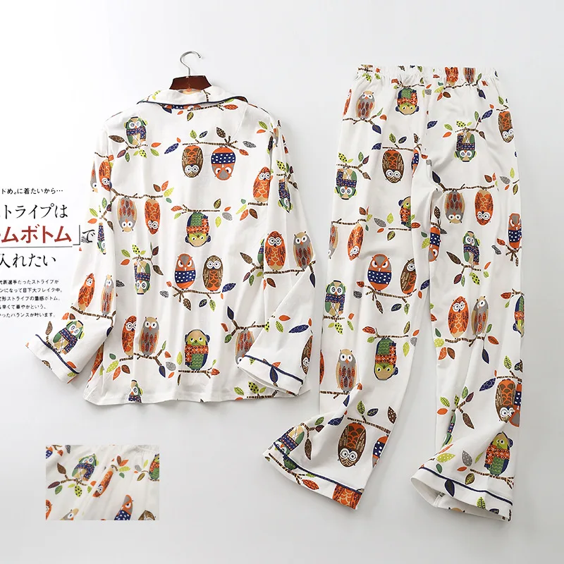 Пижамный комплект с мультяшными розовыми овчинами пижамы для пары мужчин и