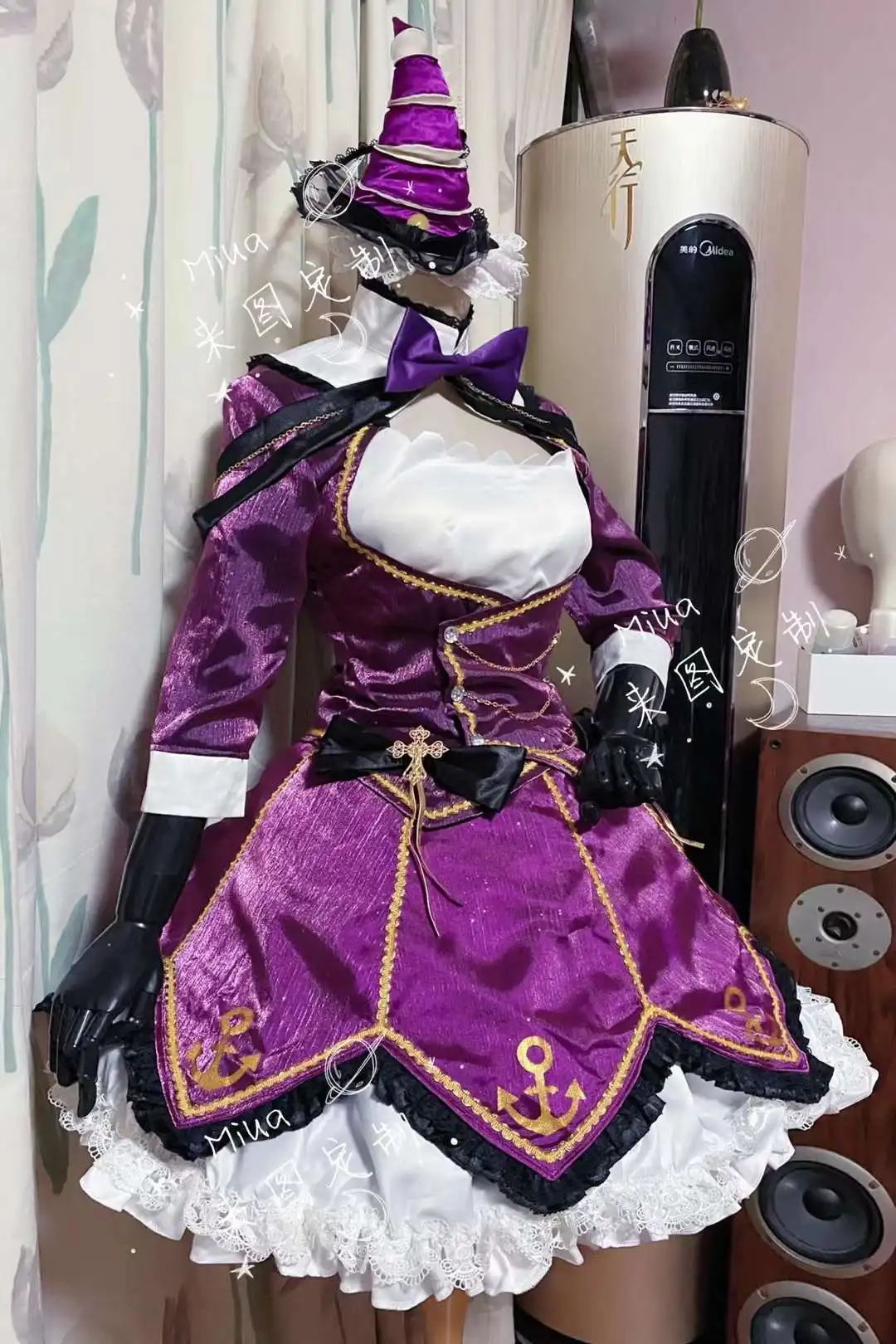 

COSMART [на заказ] Vtuber Minato Aqua милая Лолита Косплей Костюм Хэллоуин стиль унисекс ролевые игры
