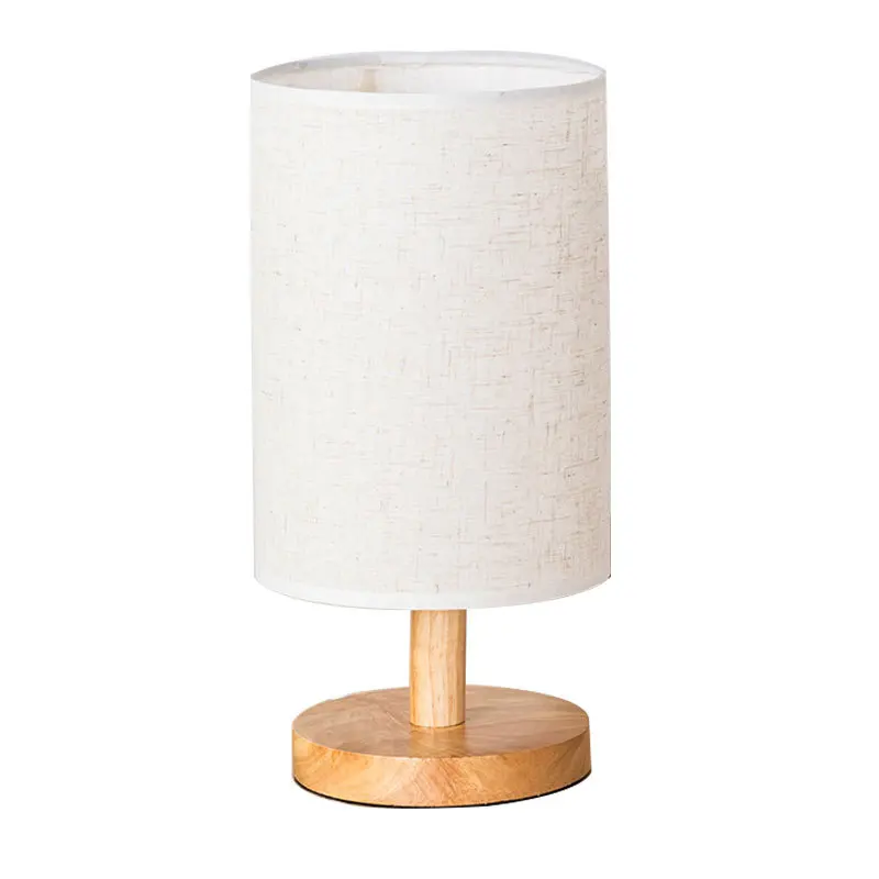 

Simple modern table lamp bedroom study bedside lamp solid wood creative birthday gift night light decoration EU/US/UK plug