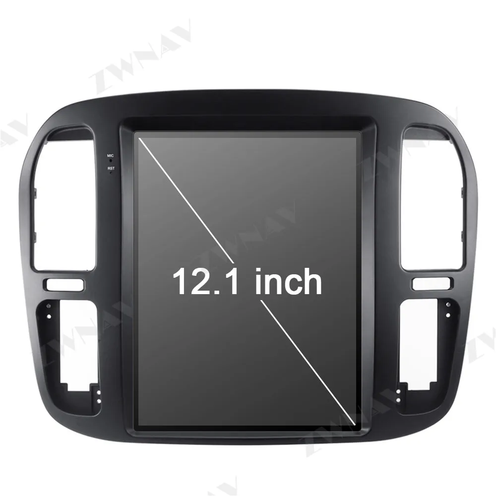 Стереомагнитола Tesla style на Android 9 0 для Toyota Land Cruiser 100 lc100 1992 2002 gps навигация