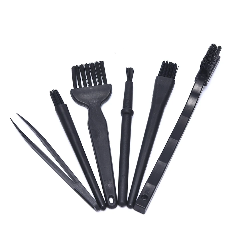 

6 in 1 Plastic Nylon Anti Static ESD Dusting Brush Tool For Cleaning Keyboard