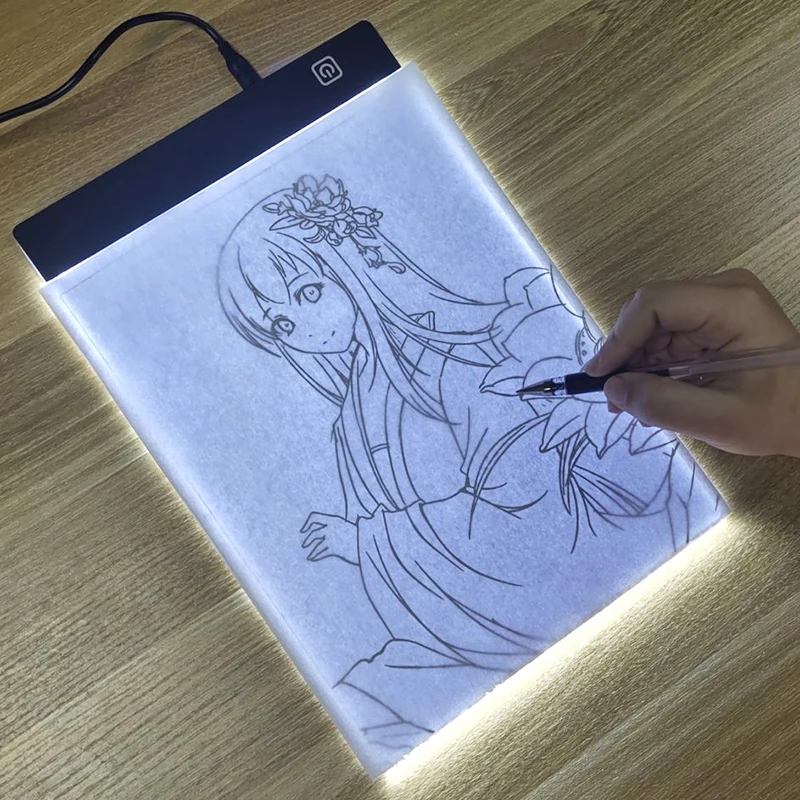 3 Level Dimmable Led Drawing Copy Board for Kids Toys A5 Size Children Painting Educational Toy Creation Sketching Practice
