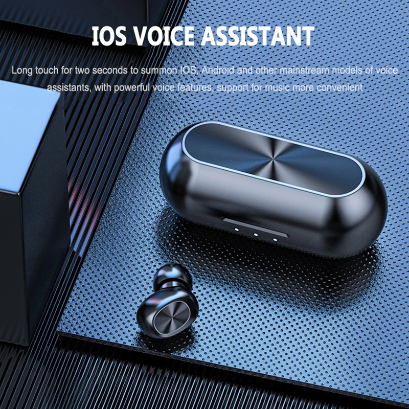

B5 TWS Bluetooth 5.0 Earphones Wireless Headphones With Mic Sports Waterproof Mini Earbuds Headsets For iPhone iOS Xiaomi Phone