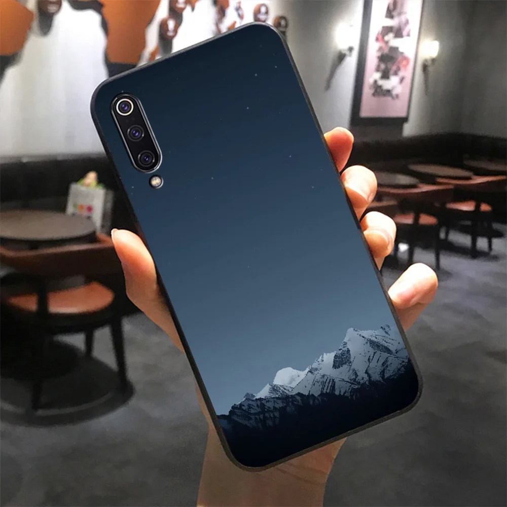 Милый чехол для телефона BaweiTE Mountain Peak Forest Bling Xiaomi 8 9 se 5X Redmi 6pro 6A 4X 7 5plus note 5 |