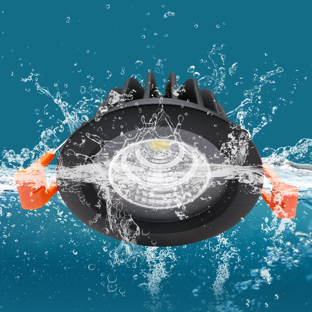 Потолочные встраиваемые светильники и освещение IP65 водостойкие светодиодные