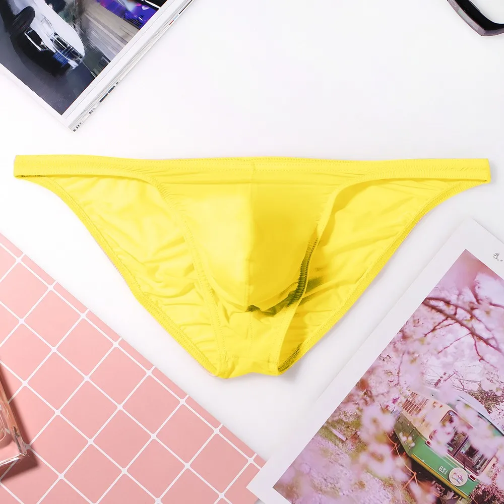 

Men Sexy Thin Ice Silk Breathable Briefs Underwear Underpants Boxer Briefs Sexy Thin Nylon Breathable Briefs Underwear Underpan