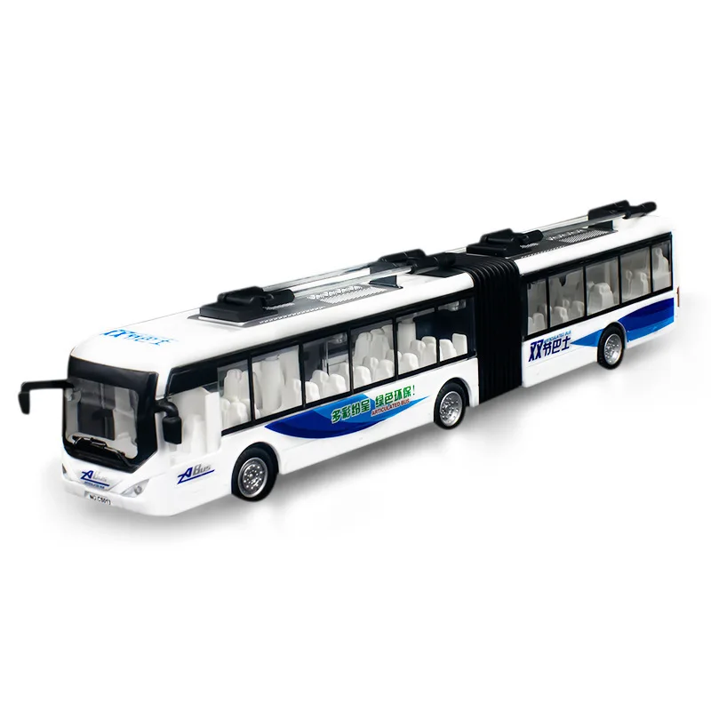 Модель автобуса JIAYE Масштаб 1:48 двухсекционная под давлением|Наземный транспорт| |