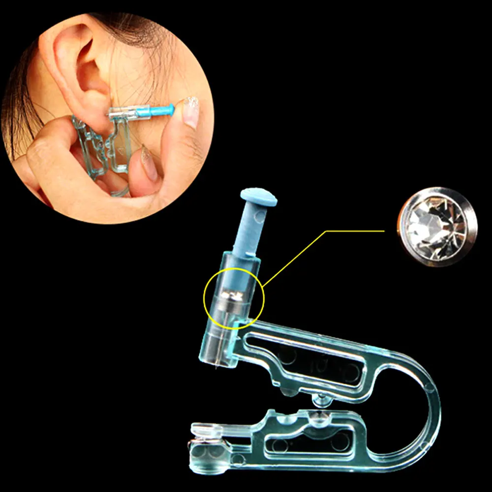 2 комплекта ушной пирсинг пистолет Ушные Шпильки здоровая безопасность Asepsis
