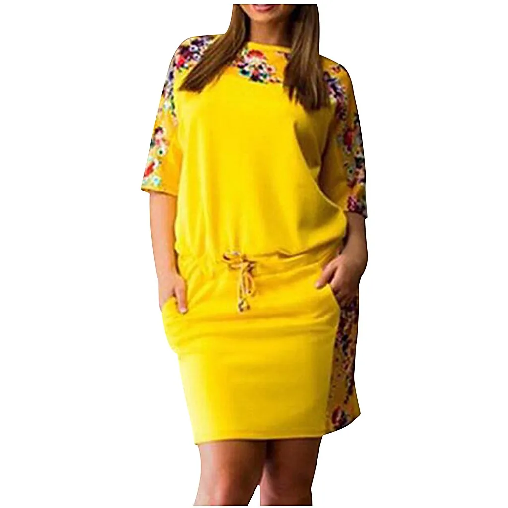 Женское Повседневное платье на бретельках однотонное элегантное большого