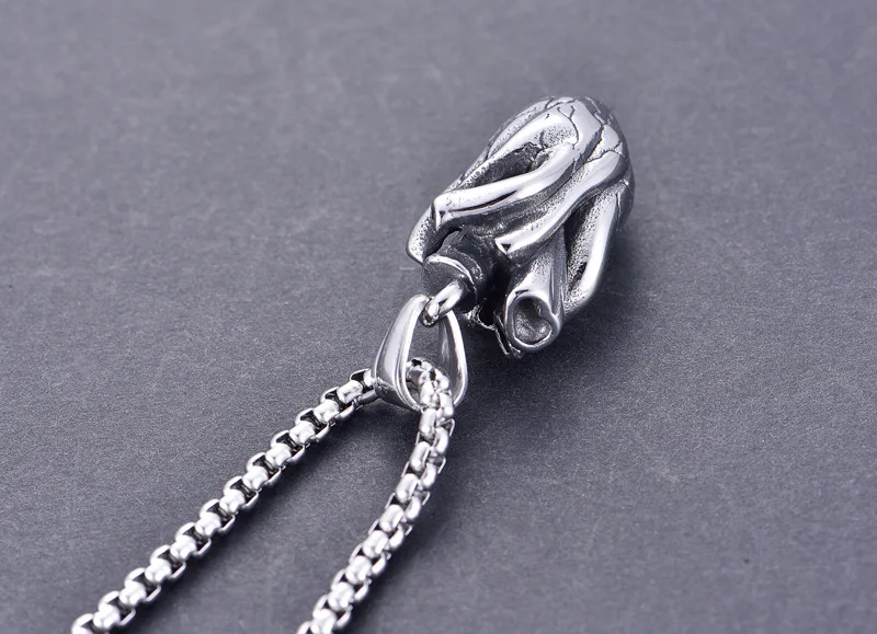 

Jewelry titanium steel heart pendant open heart personality Pendant