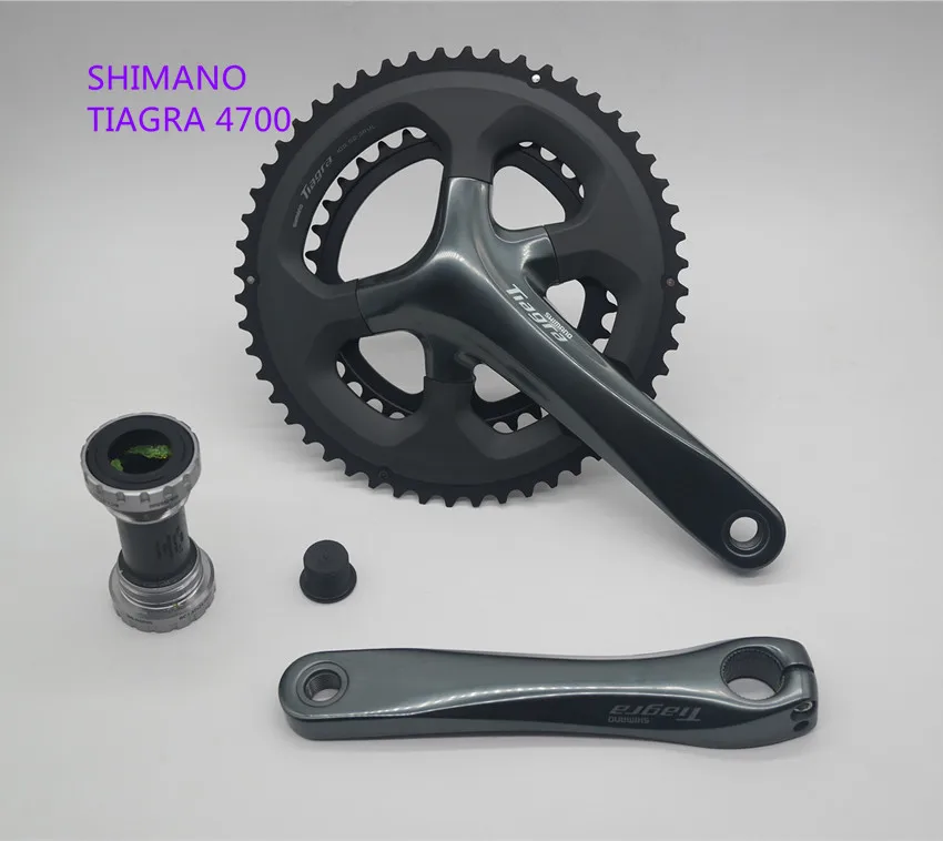 SHIMANO FC 4700 Tiagra 20S 2X10S скоростной кривошипный комплект 50 34T 52 36T 170 172 5 мм велосипед