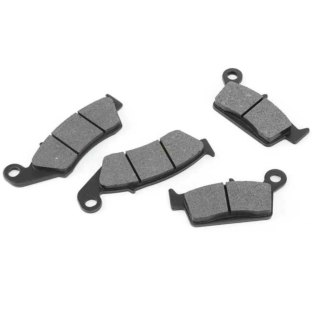 4 шт. передние и задние тормозные колодки для мотоцикла железная универсальная