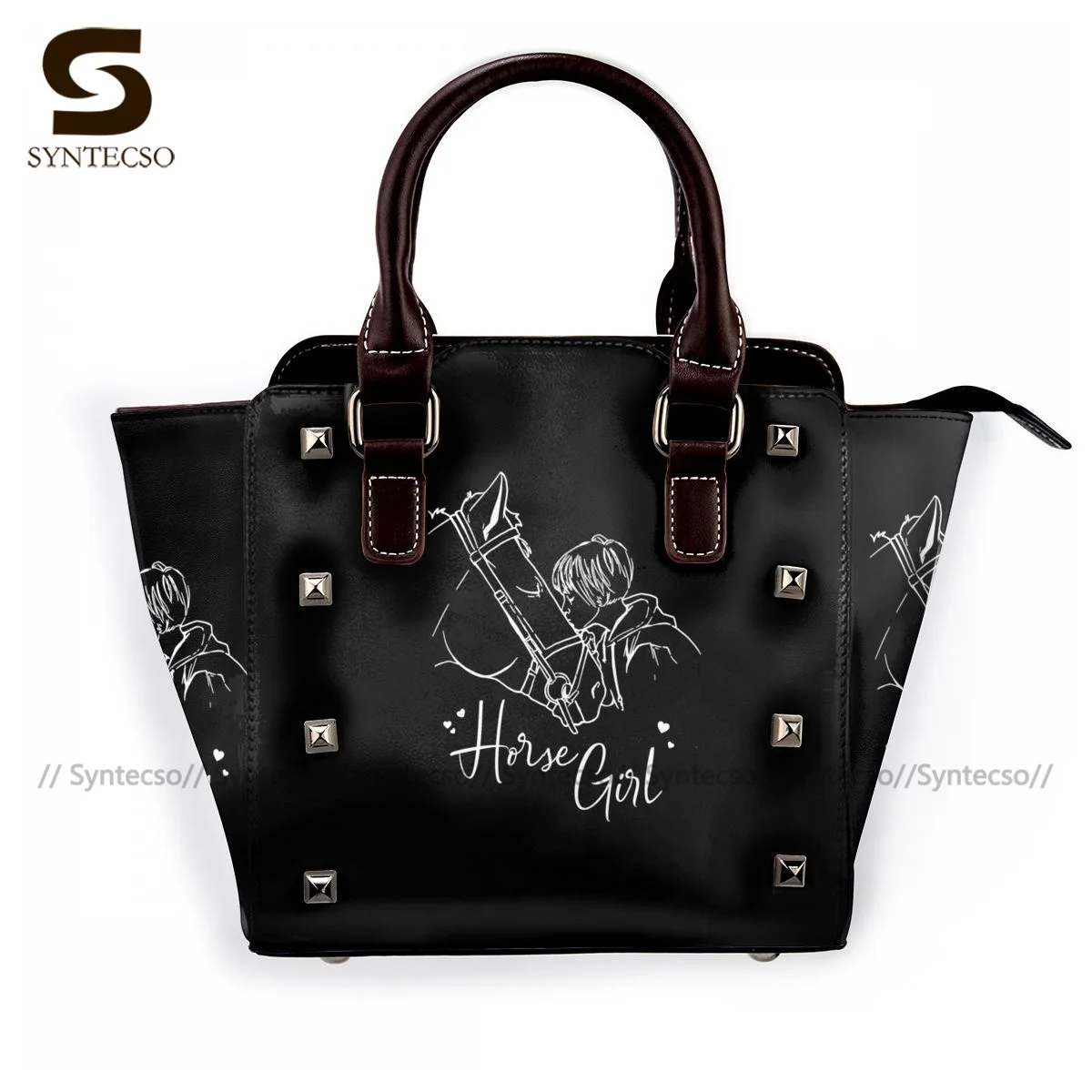 

Horseback Riding Shoulder Bag Bulk Stylish Handbag Leather Work Female Bags